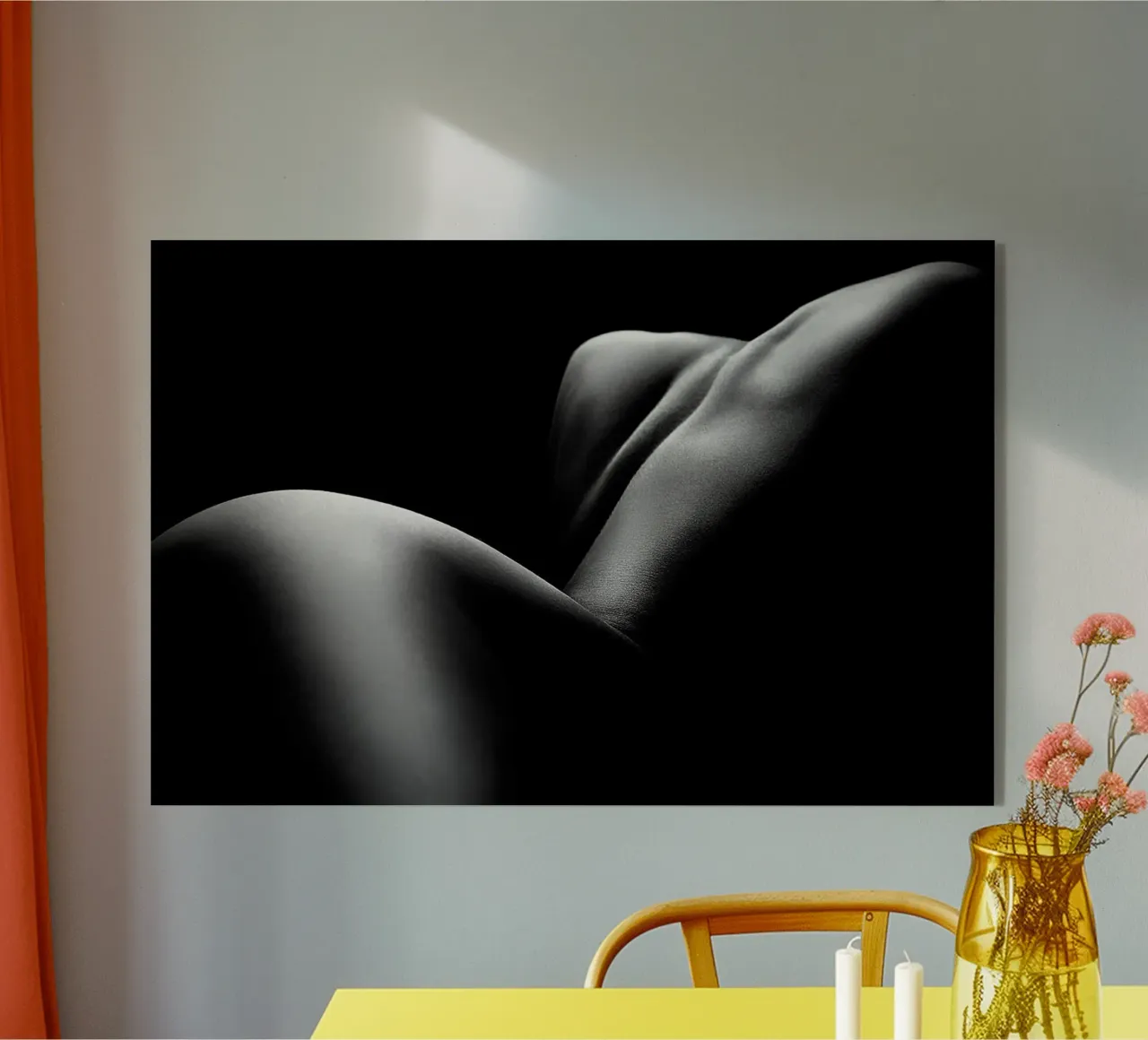 Paesaggio corporeo femminile plexiglass da Lora