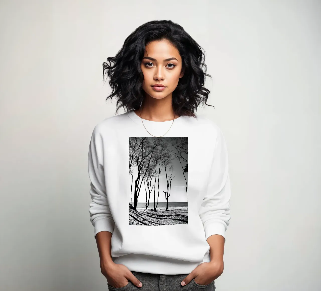 Coastal trees felpa da Fjöllart