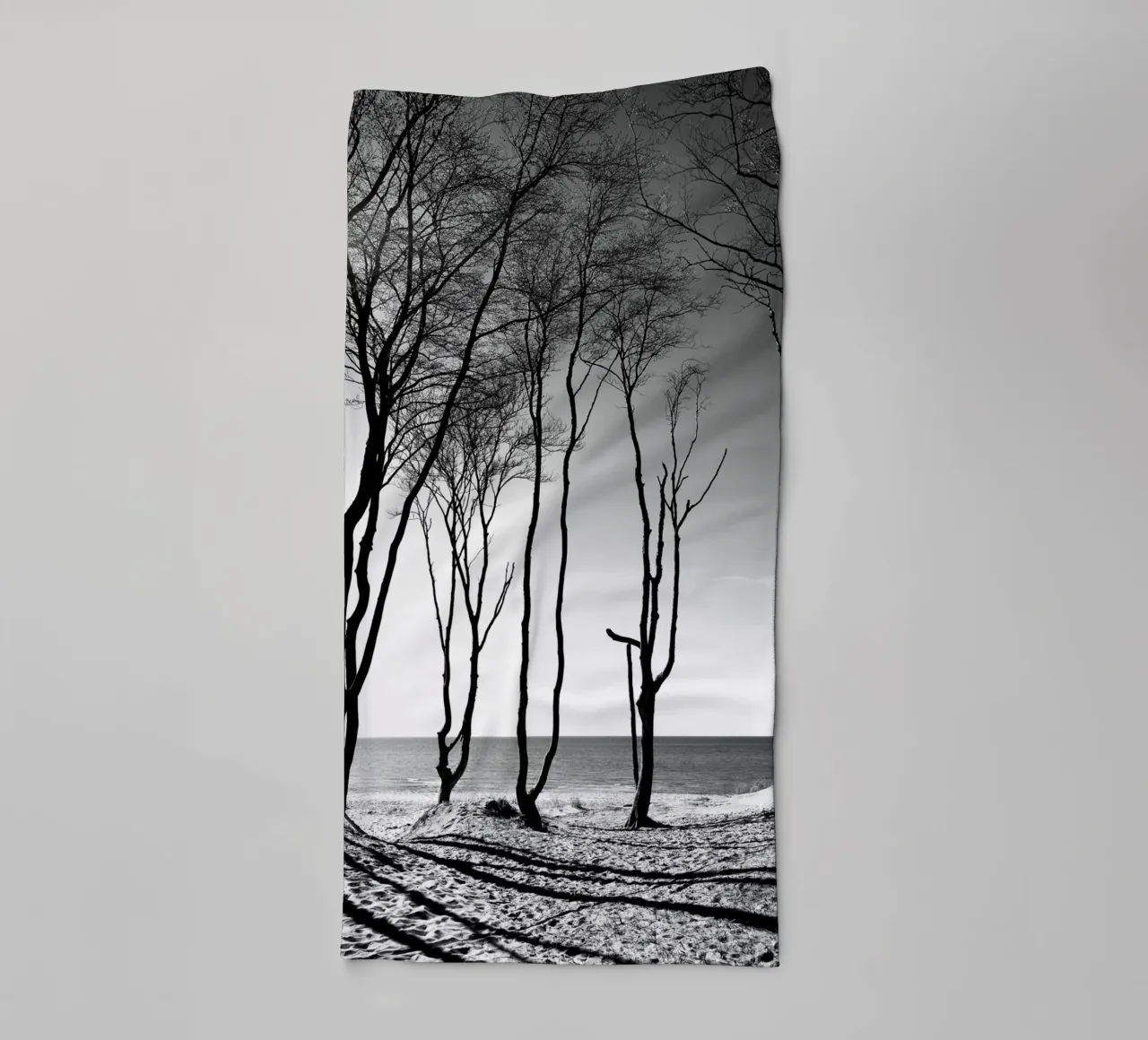 Coastal trees asciugamano da bagno da Fjöllart