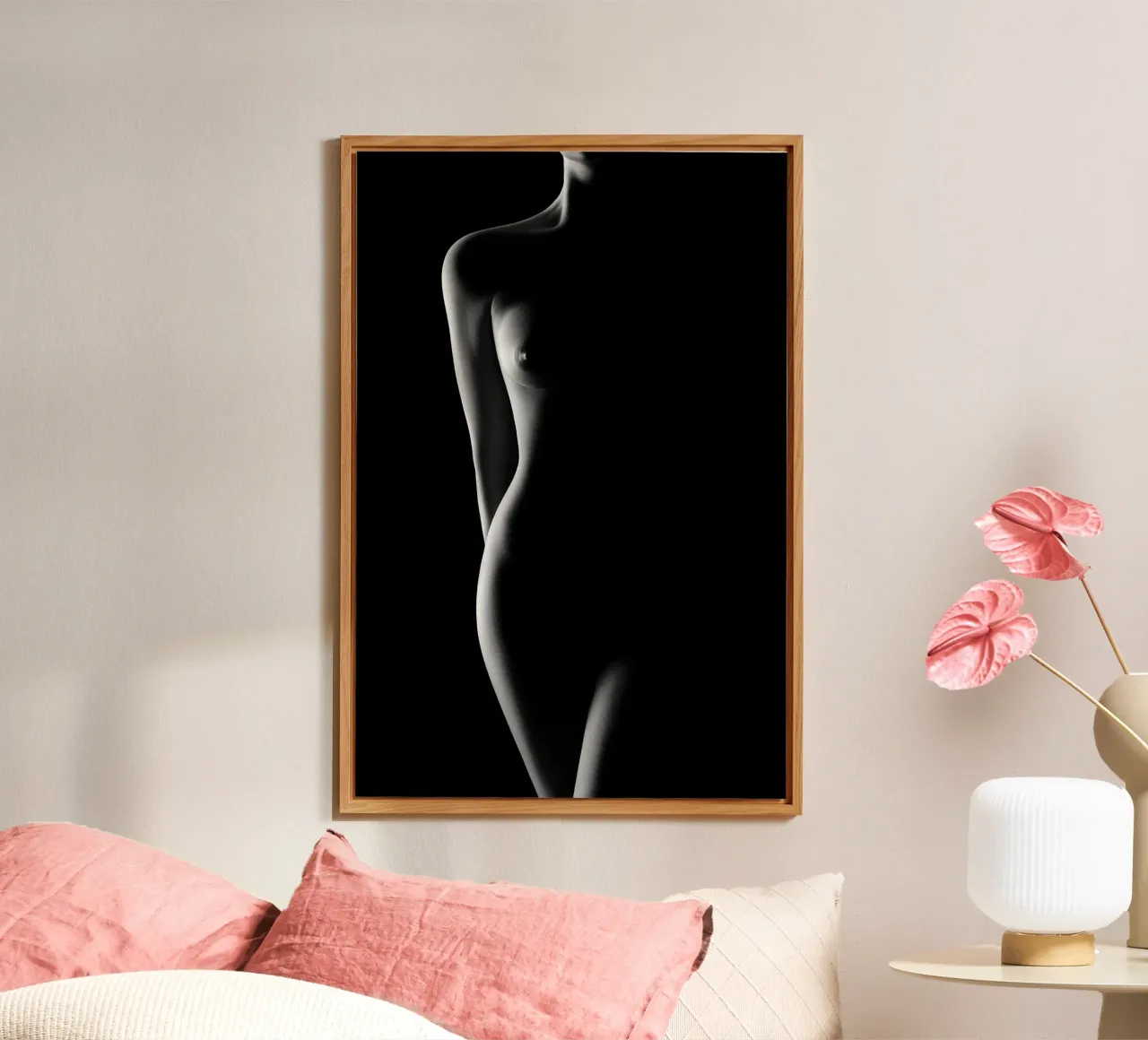 Silhouette notturna alluminio dibond da Lora
