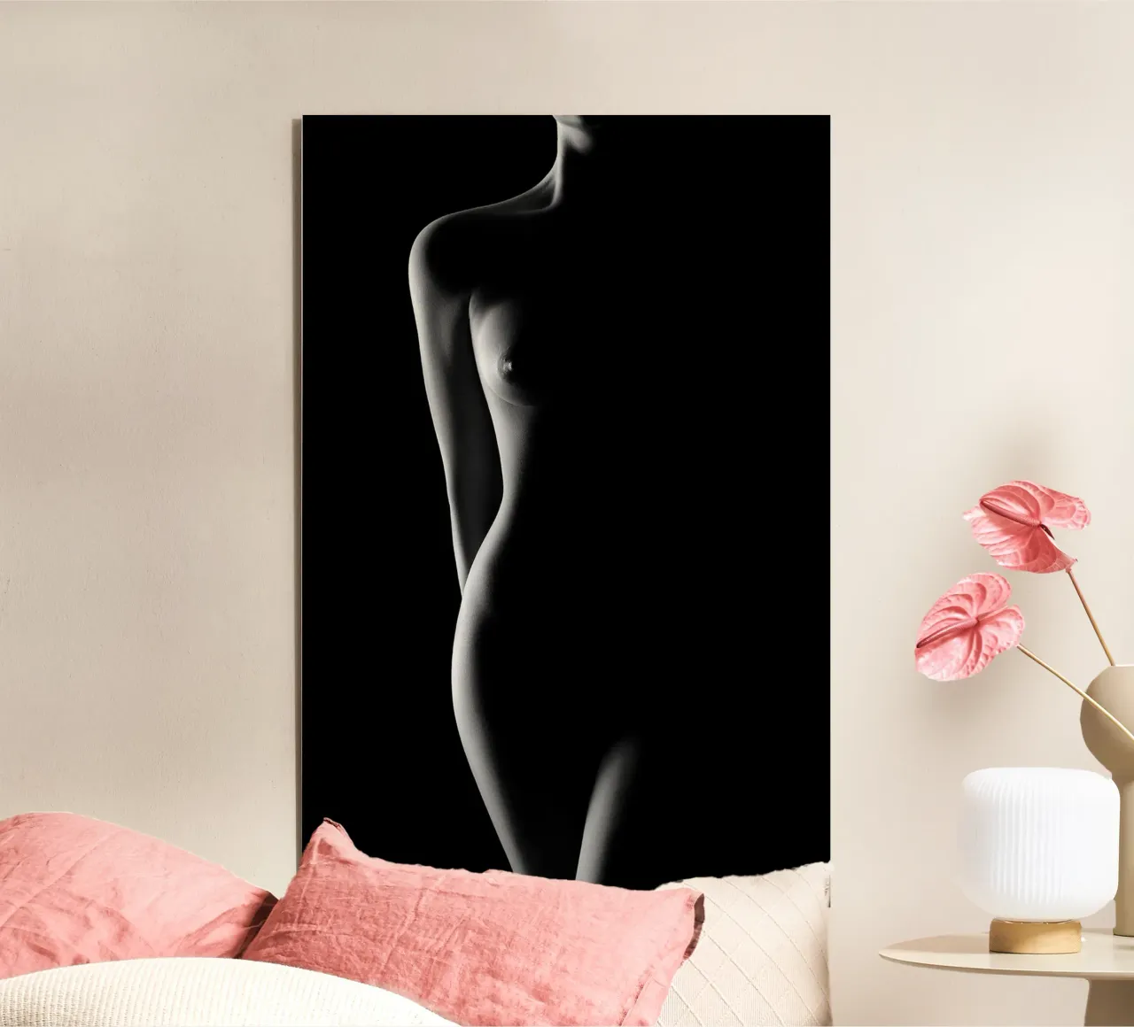 Silhouette notturna alluminio dibond da Lora