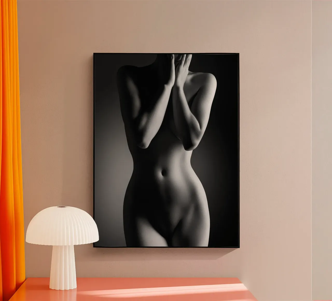 Nudo femminile in piedi plexiglass da Lora