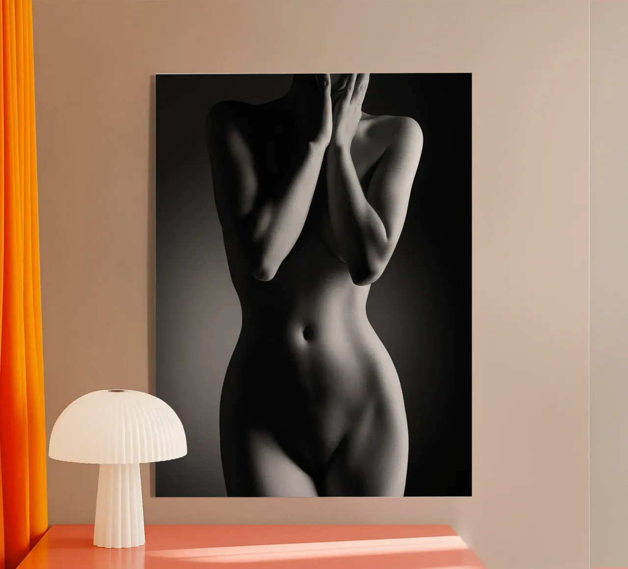 Nudo femminile in piedi plexiglass da Lora