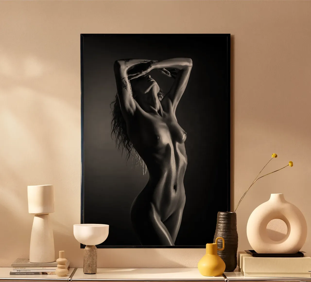 Silhouette sensuale 5 carta hahnemühle da Lora