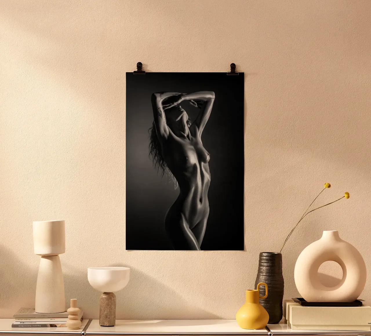 Silhouette sensuale 5 carta hahnemühle da Lora