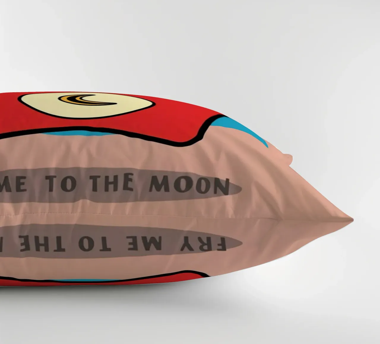 Patate fritte "Fry Me to The Moon" (friggimi fino alla luna) cuscino da DesignDoodle