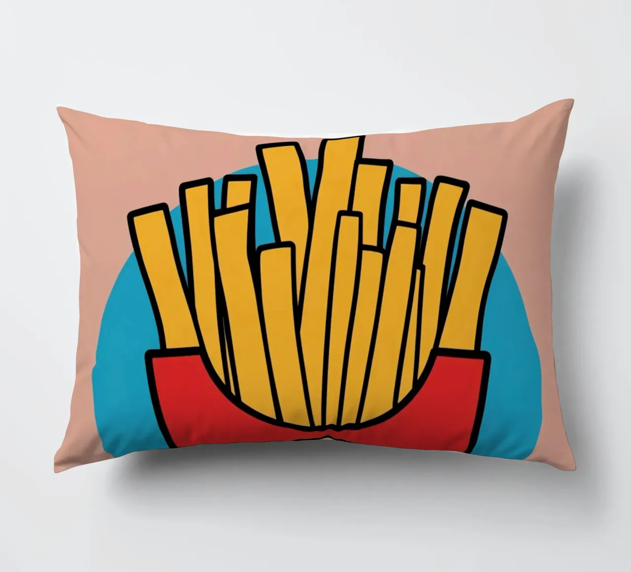 Patate fritte "Fry Me to The Moon" (friggimi fino alla luna) cuscino da DesignDoodle