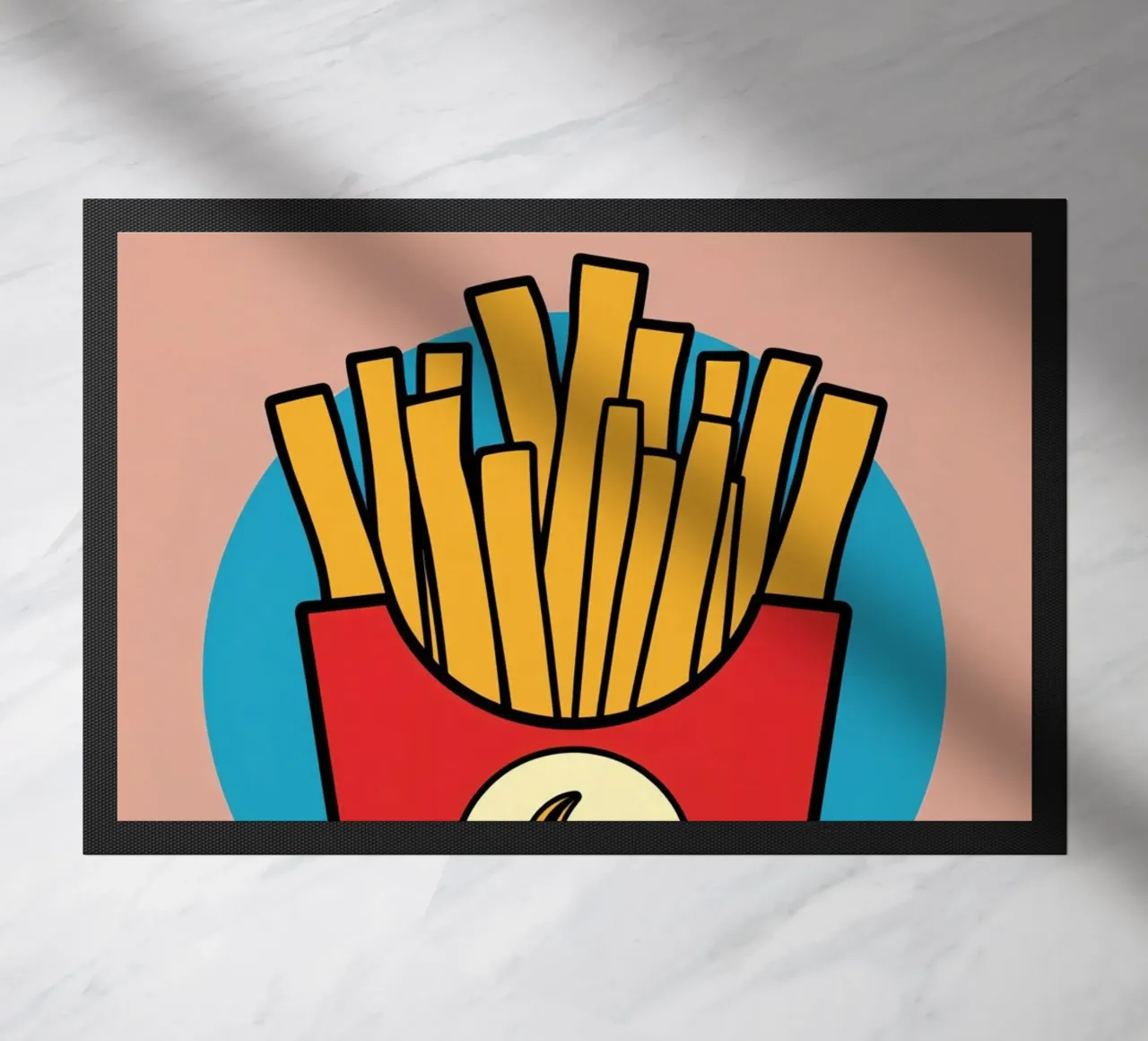 Patate fritte "Fry Me to The Moon" (friggimi fino alla luna) zerbino da DesignDoodle