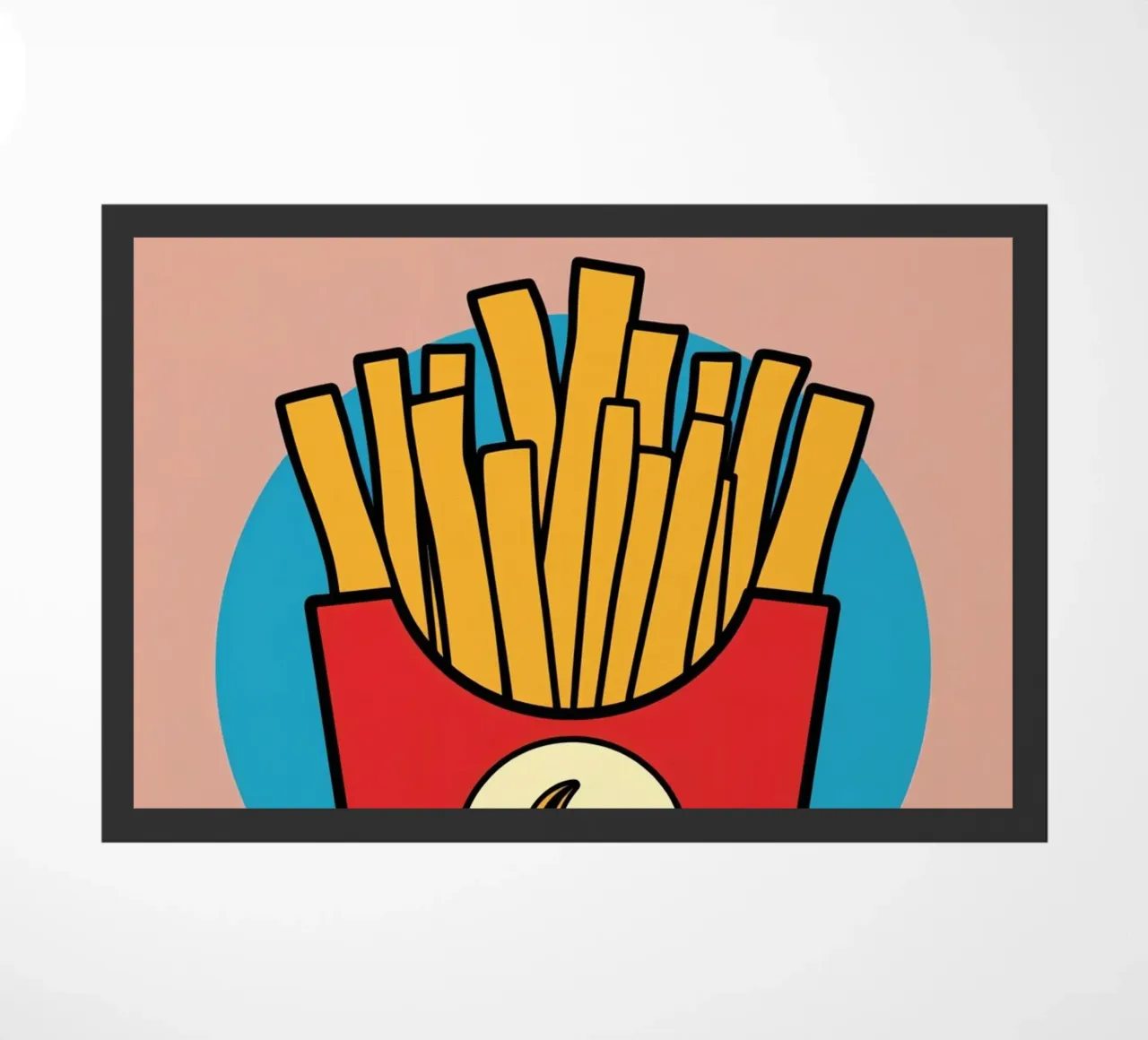Patate fritte "Fry Me to The Moon" (friggimi fino alla luna) zerbino da DesignDoodle
