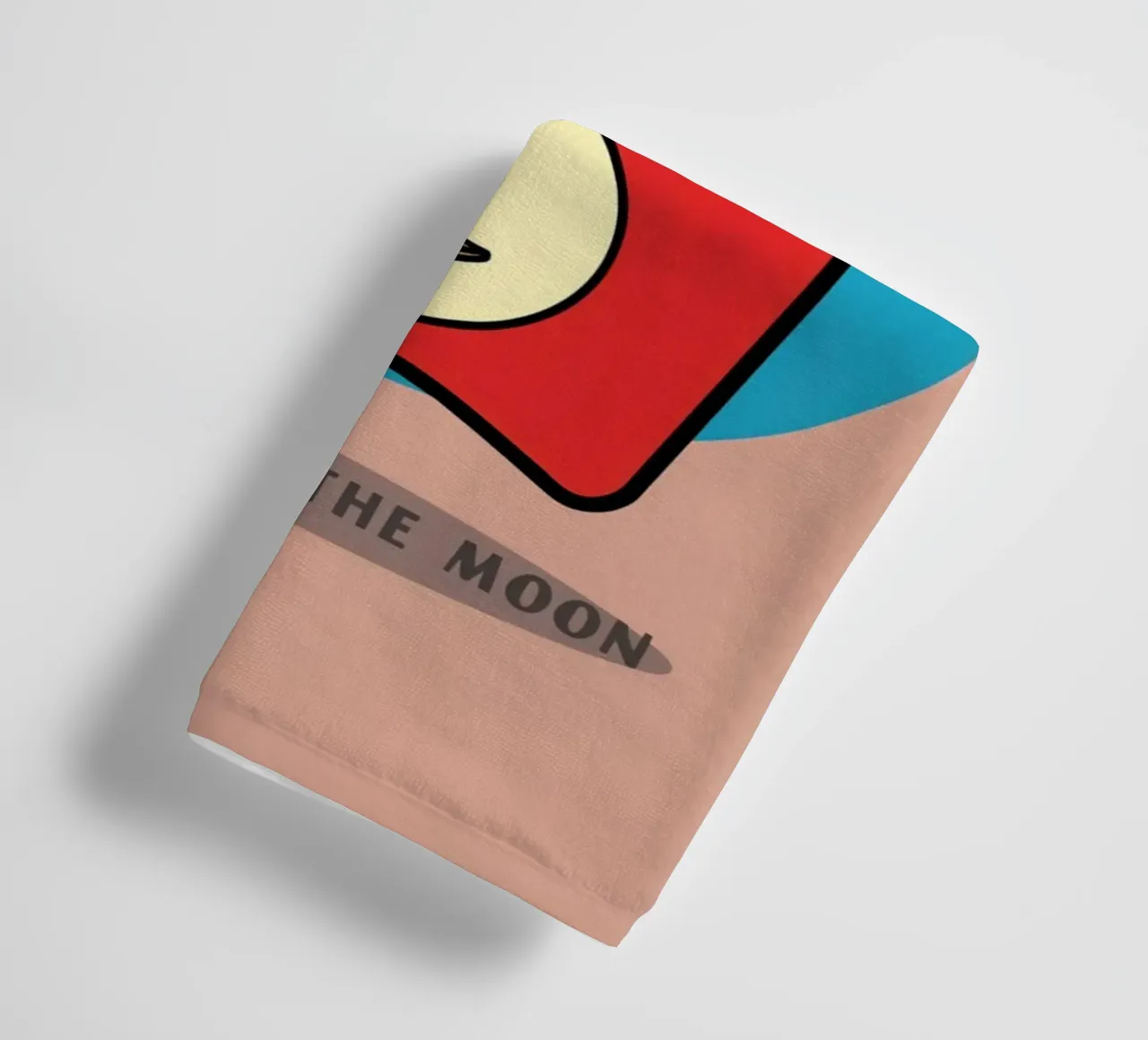Frites "Fry Me to The Moon" (frites jusqu'à la lune) serviette de bain de DesignDoodle
