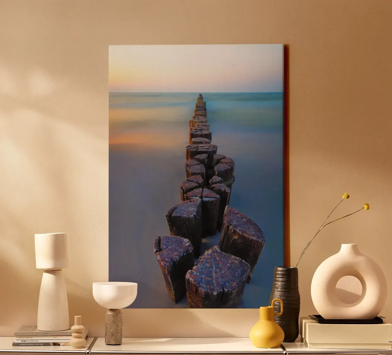 Coastal protection canvas by Fjöllart