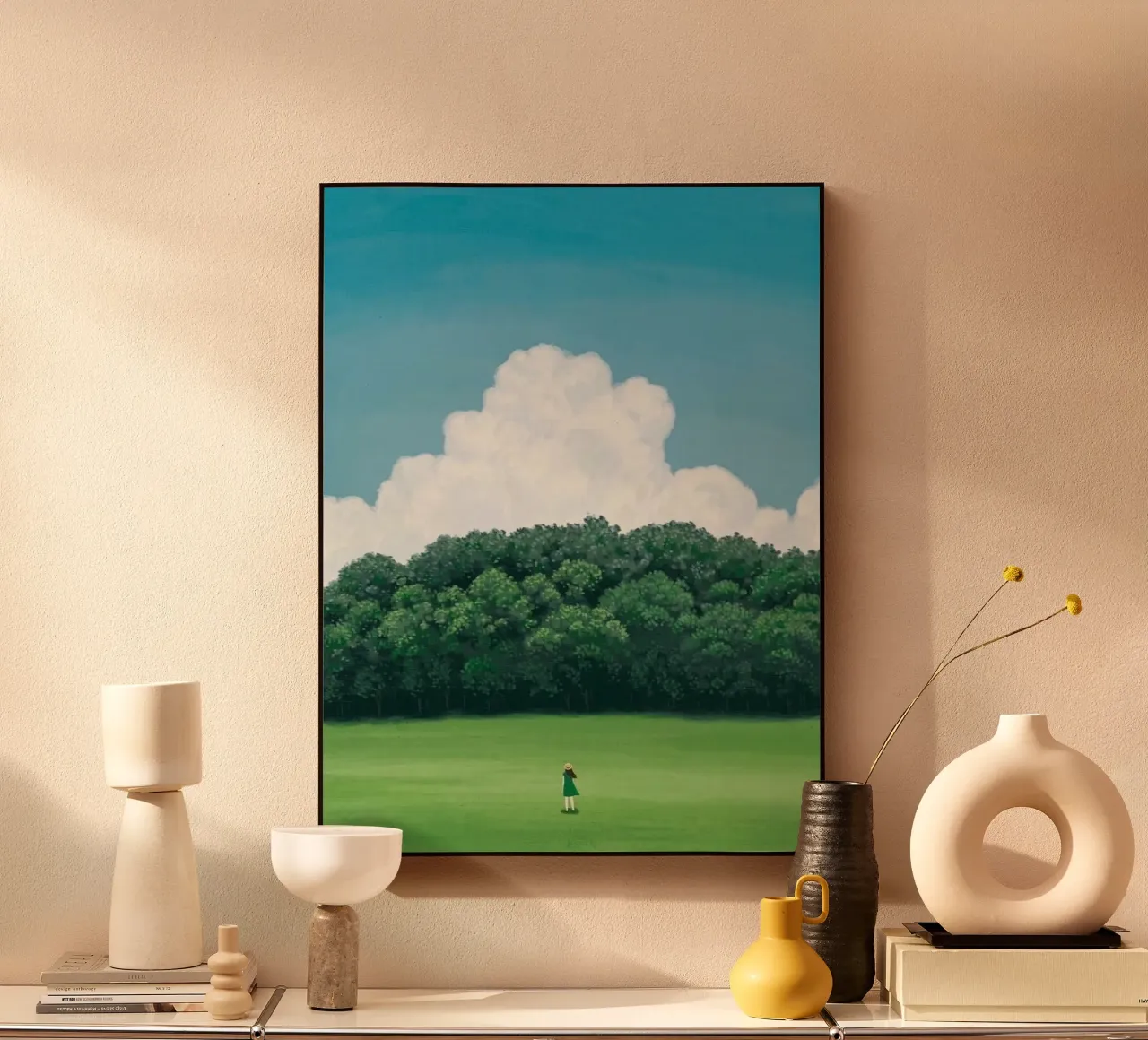 chill with forest cloud plexiglass da juli