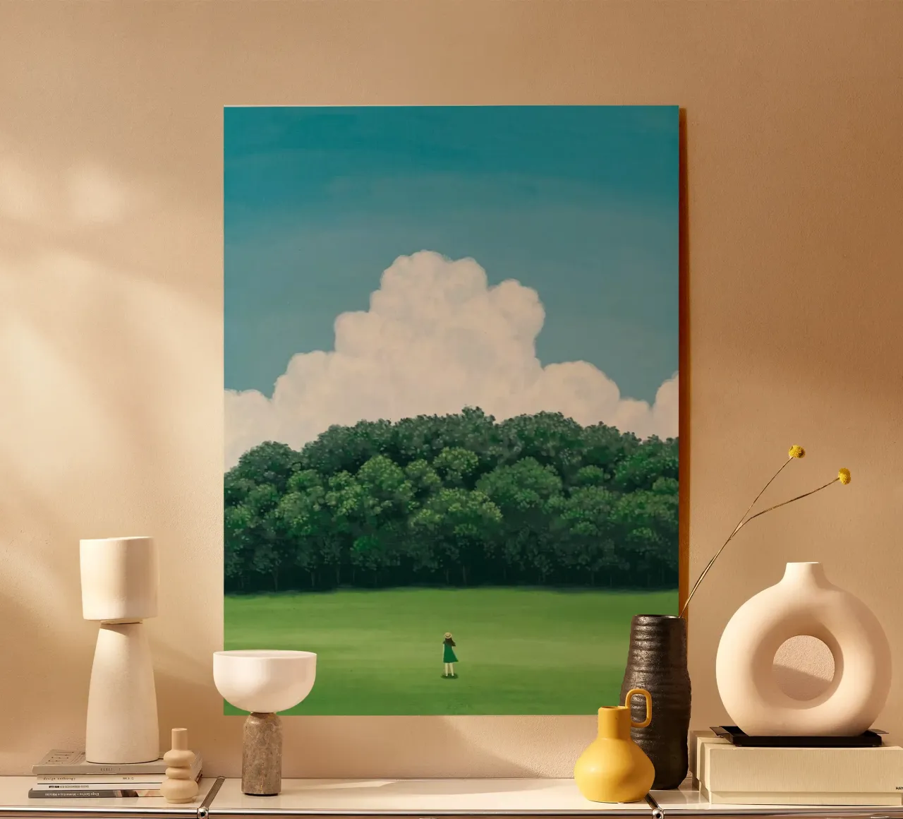 chill with forest cloud plexiglass da juli