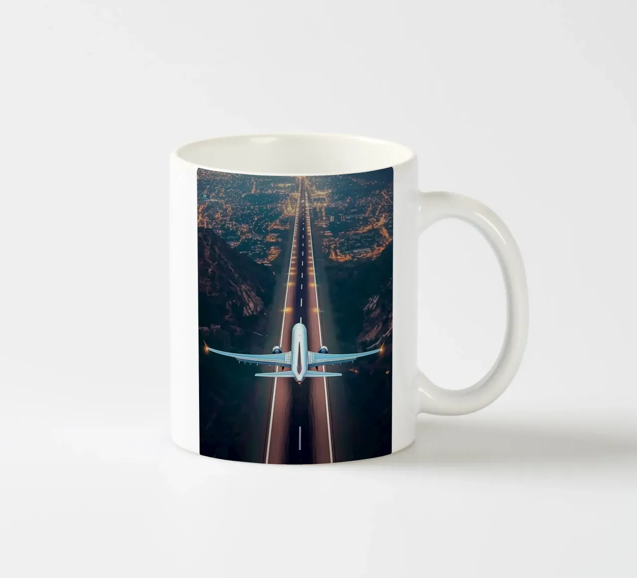 plane surf tazza in ceramica da juli
