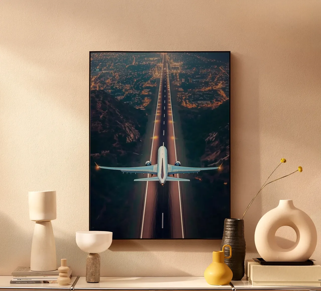 plane surf acrylic glass by juli