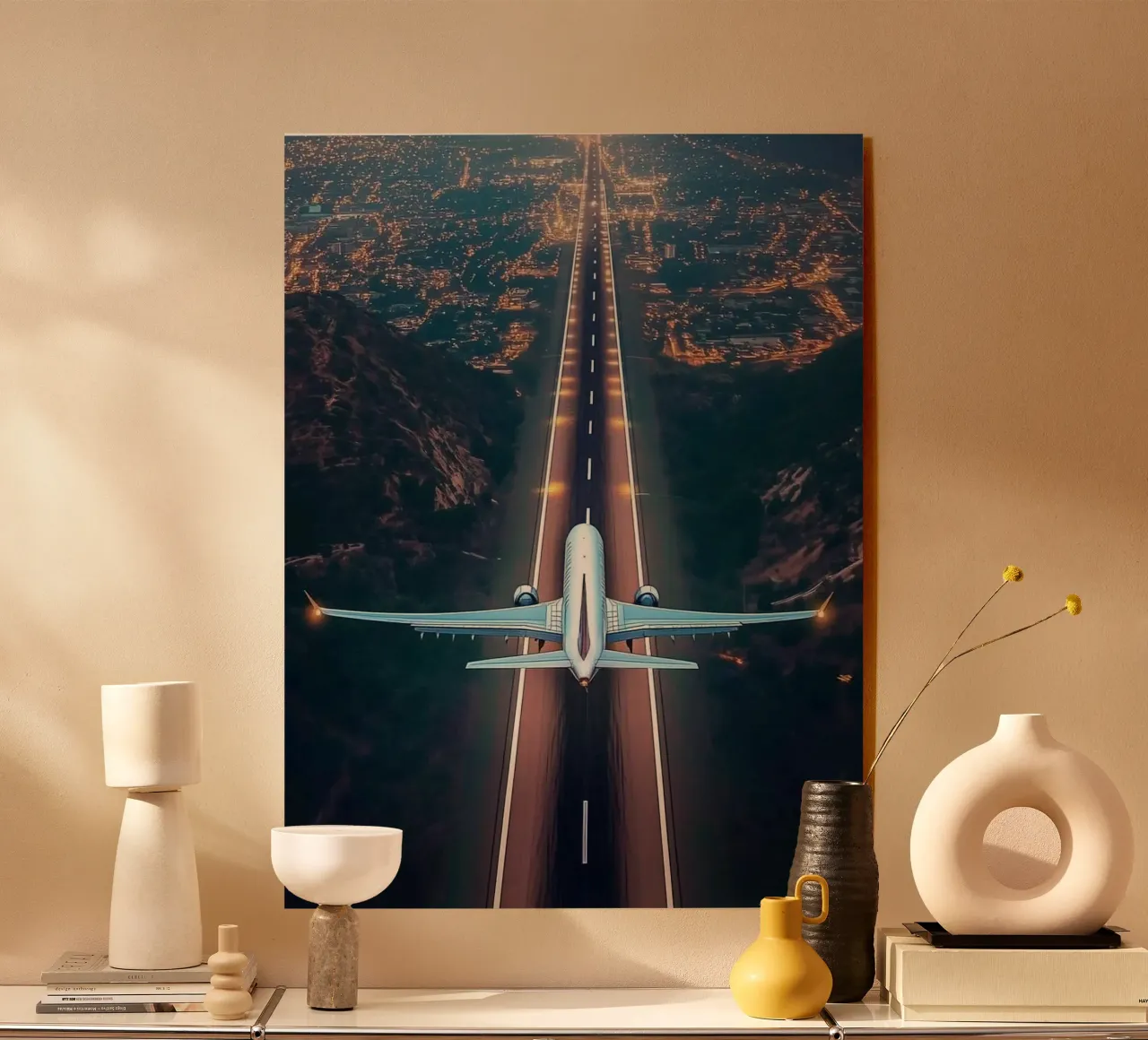 plane surf acrylic glass by juli