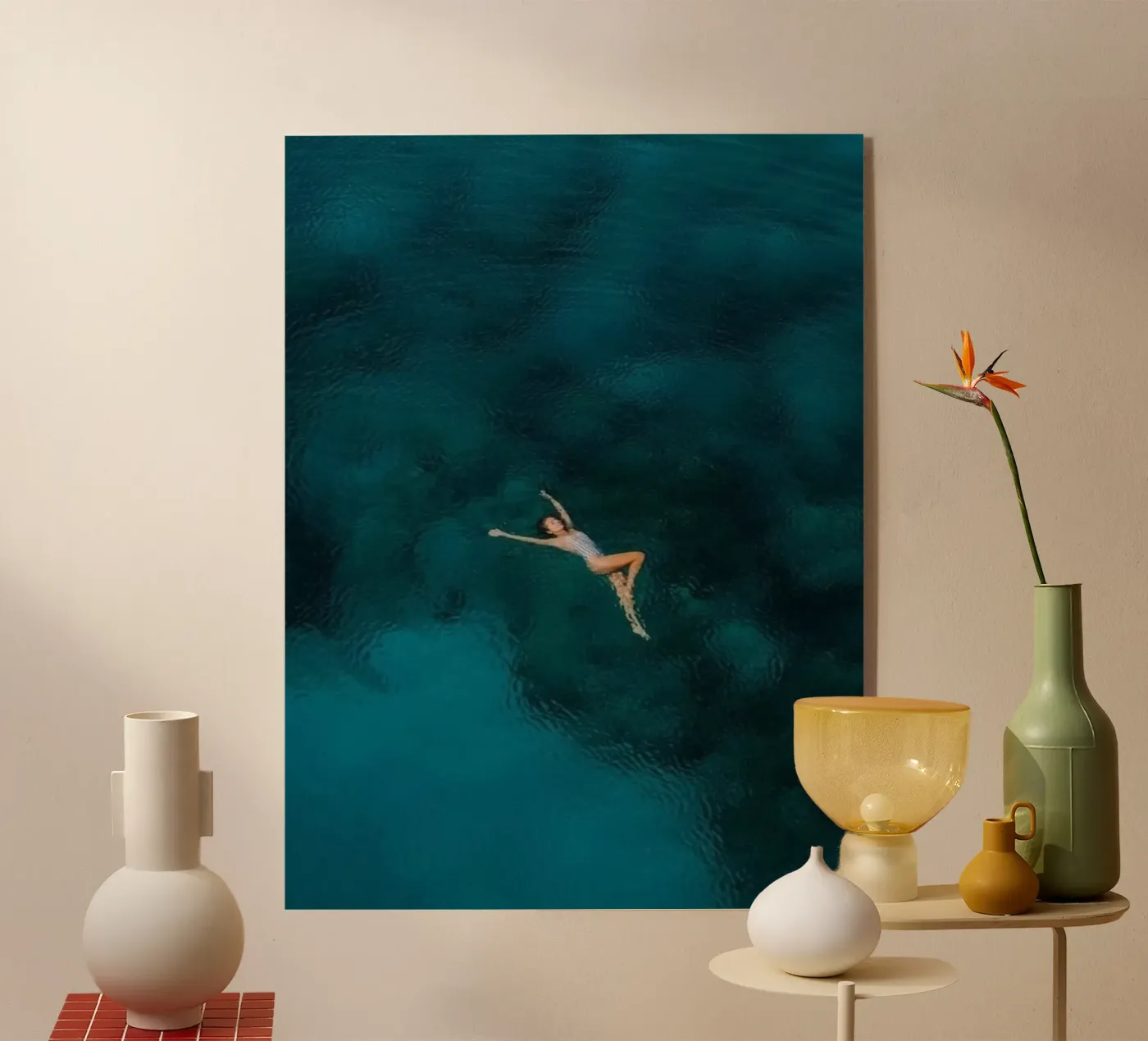 lying on water plexiglass da juli