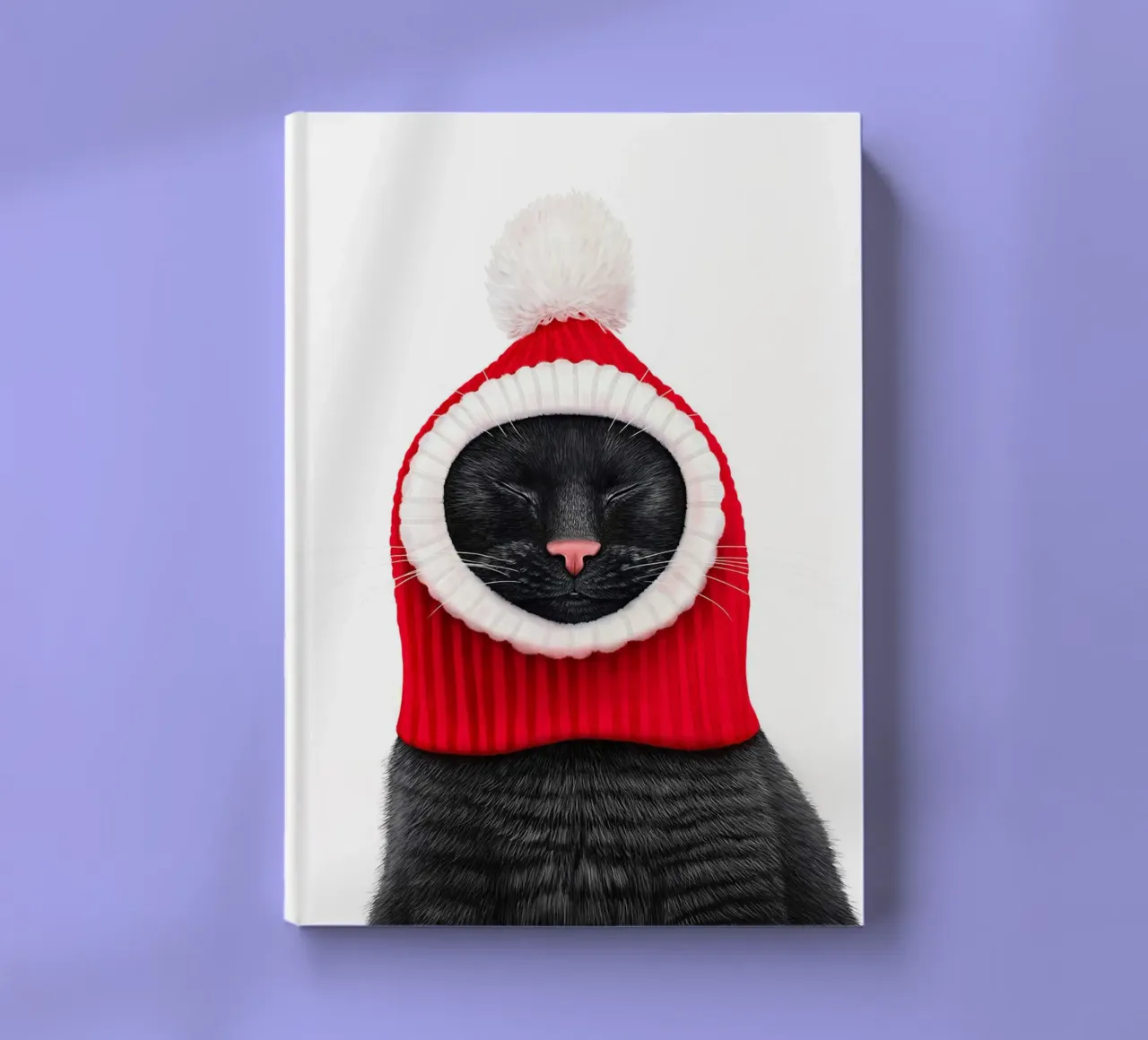 Black Cat in a Red Hat notebook by Leonard