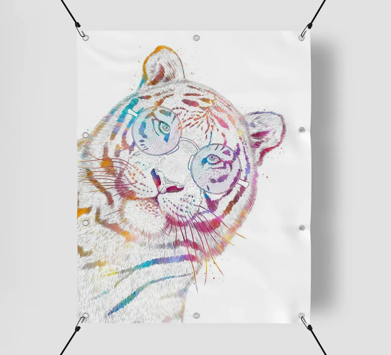 Cicalino tigre telo in pvc da Leonard