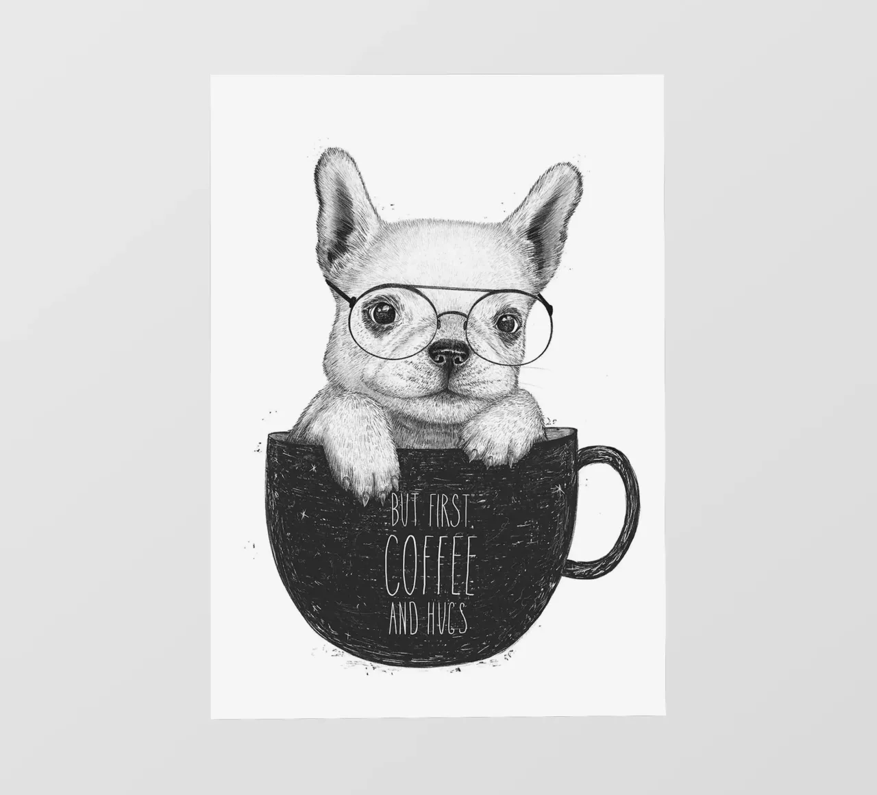 Carlino con caffè telo in pvc da Leonard
