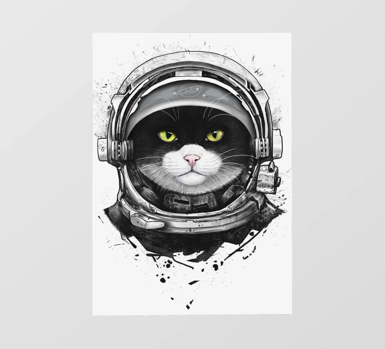 Gatto cosmico telo in pvc da Leonard