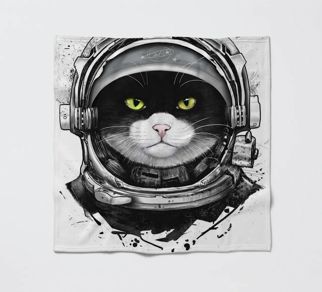 Gatto cosmico coperta in pile da Leonard