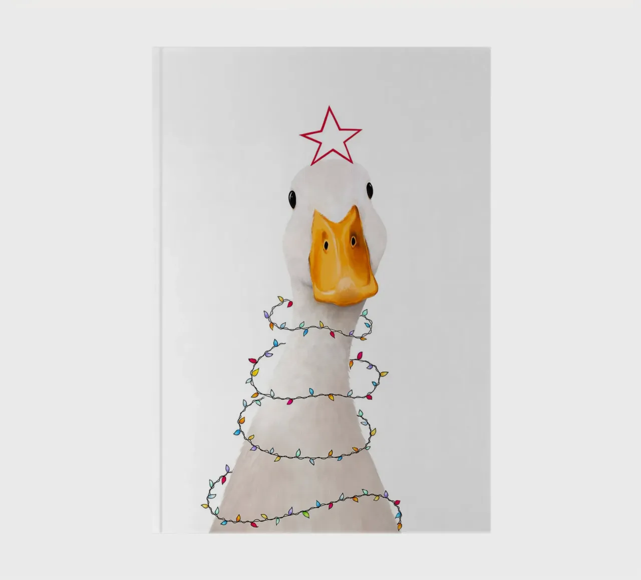 Christmas duck notebook by Leonard