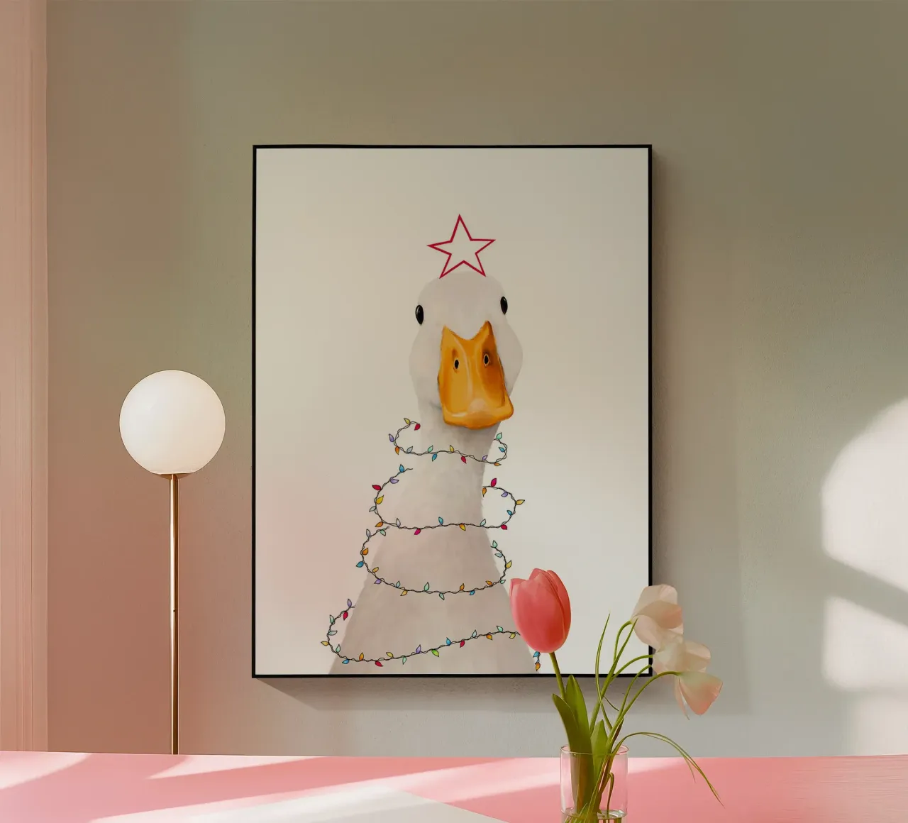 Anatra di Natale plexiglass da Leonard