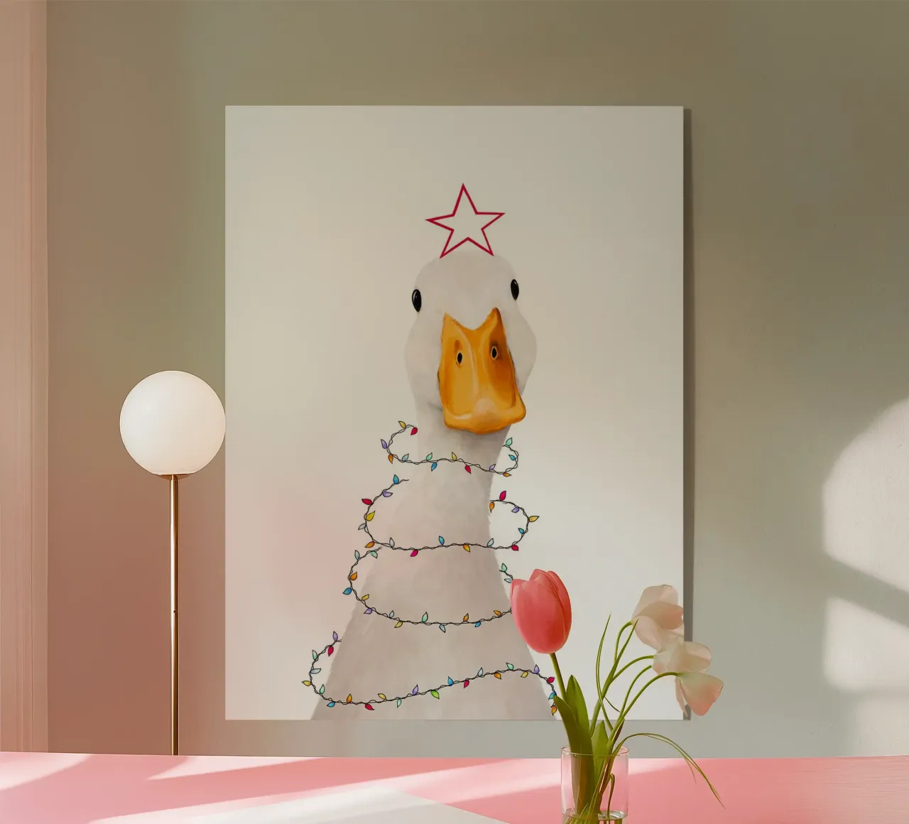Anatra di Natale plexiglass da Leonard