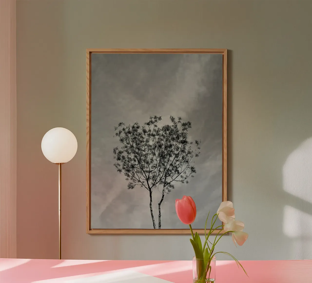 branch in shade alluminio dibond da juli