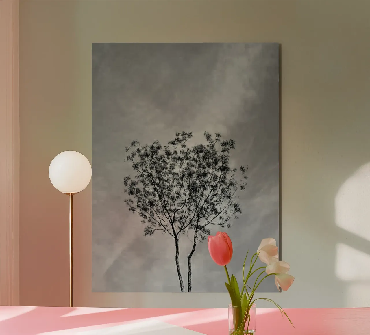 branch in shade alluminio dibond da juli