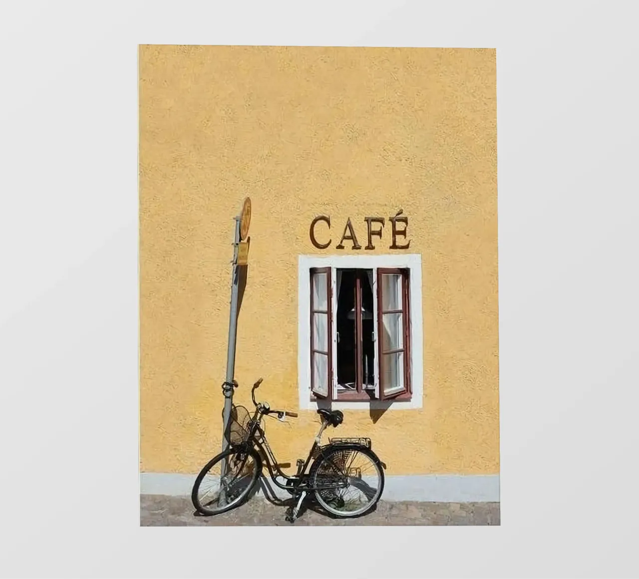 cafe with bike telo in pvc da juli