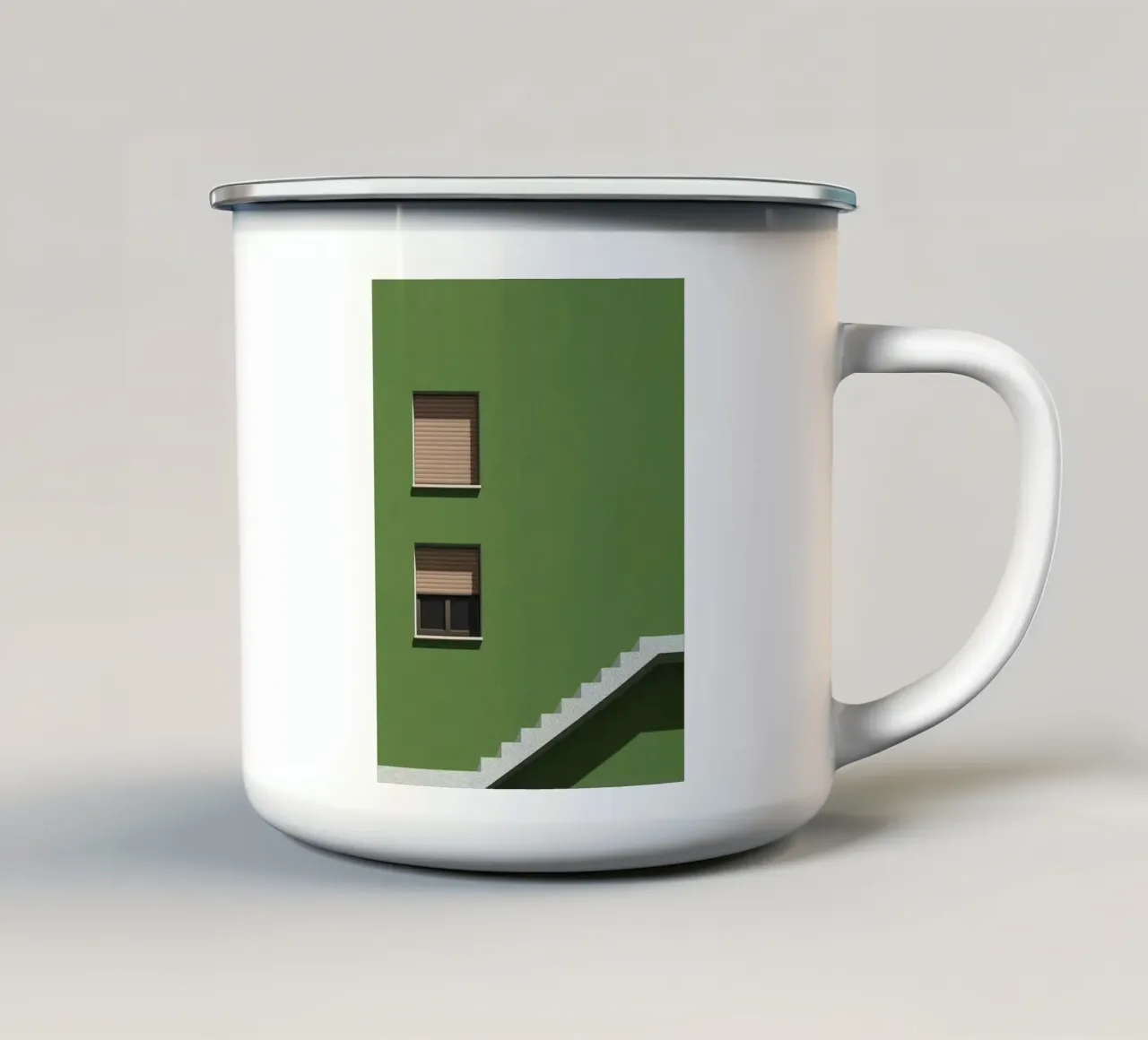 stair and window tazza in smalto da juli