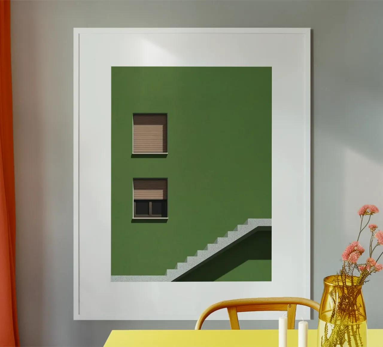 stair and window carta hahnemühle da juli
