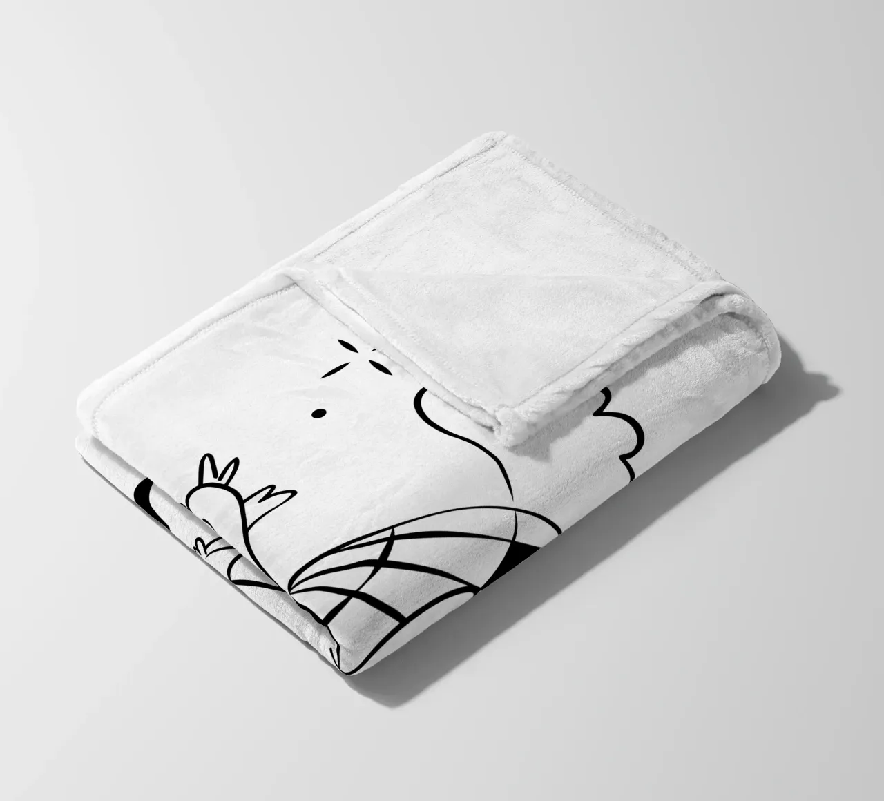 La poule a facette noir coperta in pile da alice