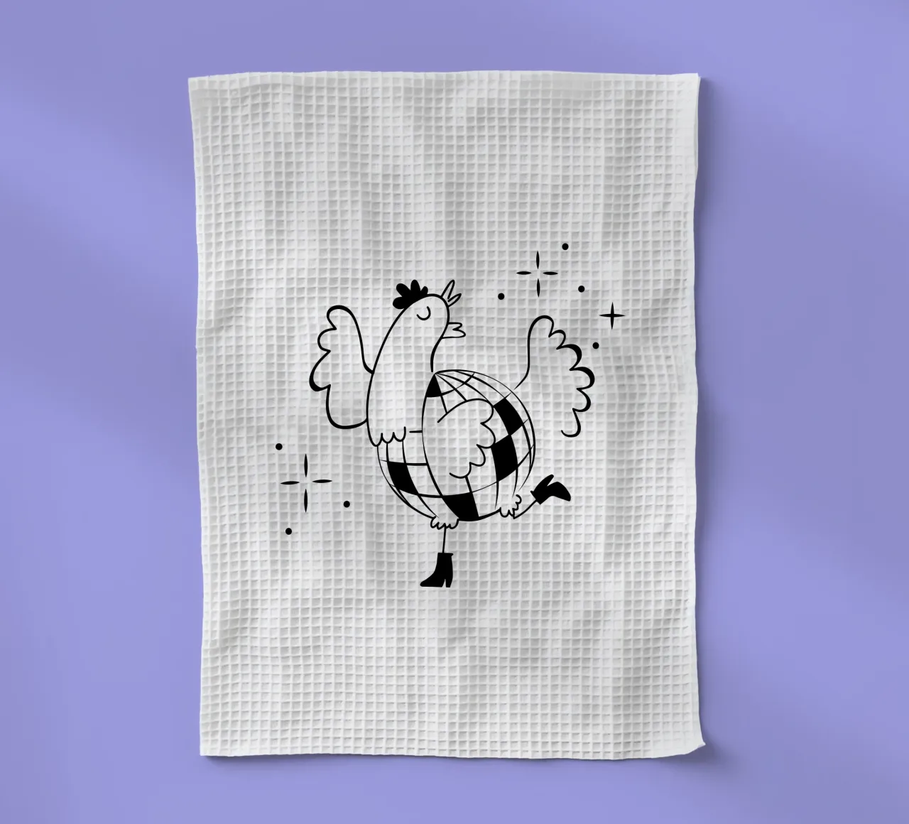 La poule a facette noir canovaccio da cucina da alice