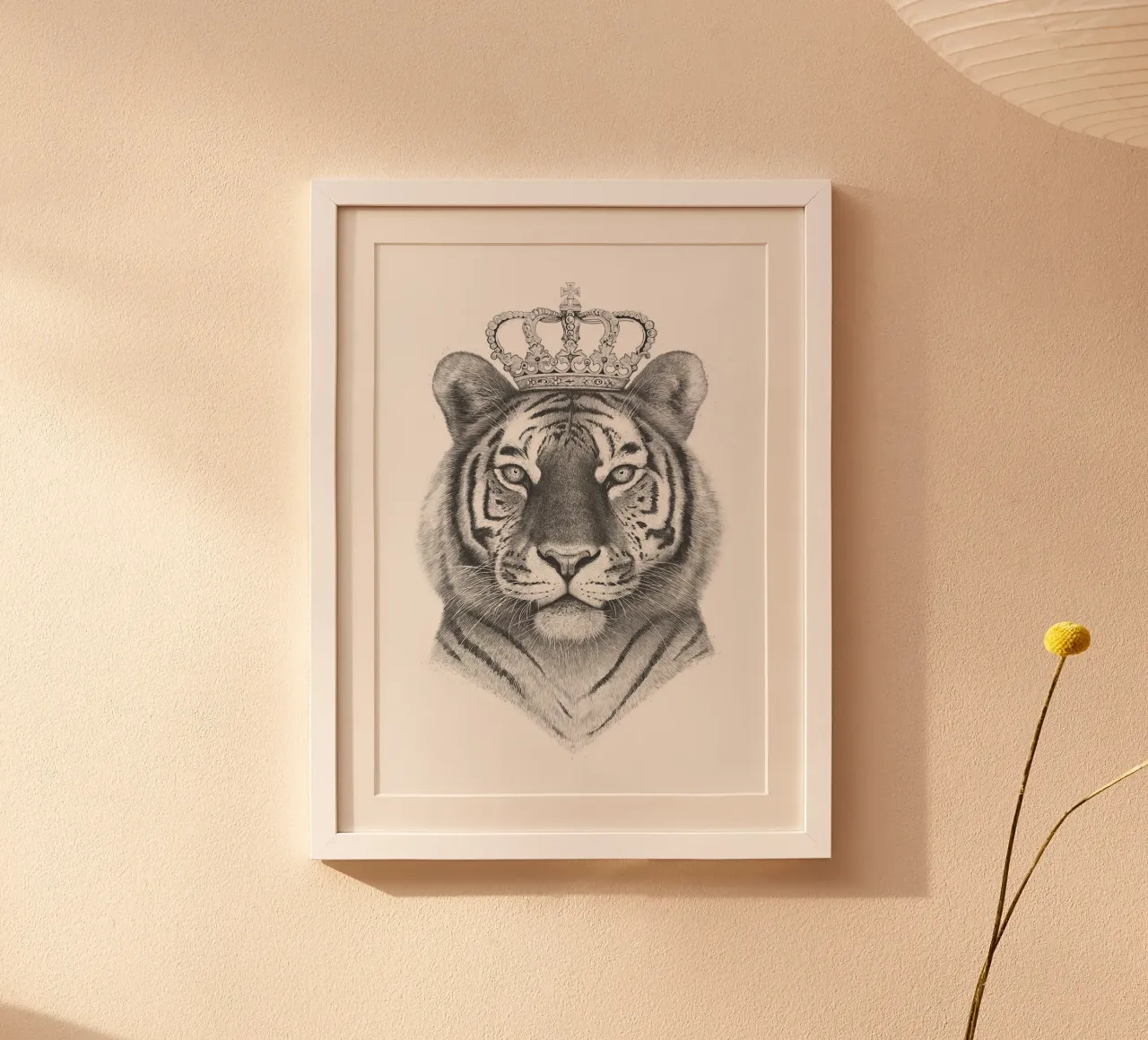 Re Tigre carta hahnemühle da Leonard