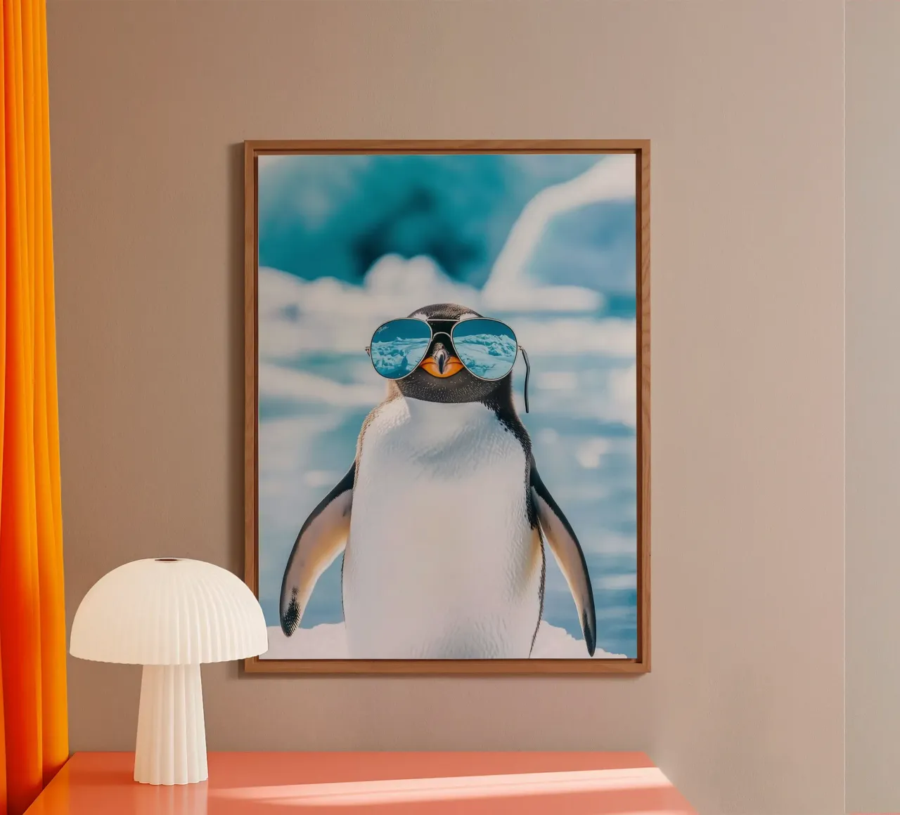 penguin with glasses pannello forex da marty