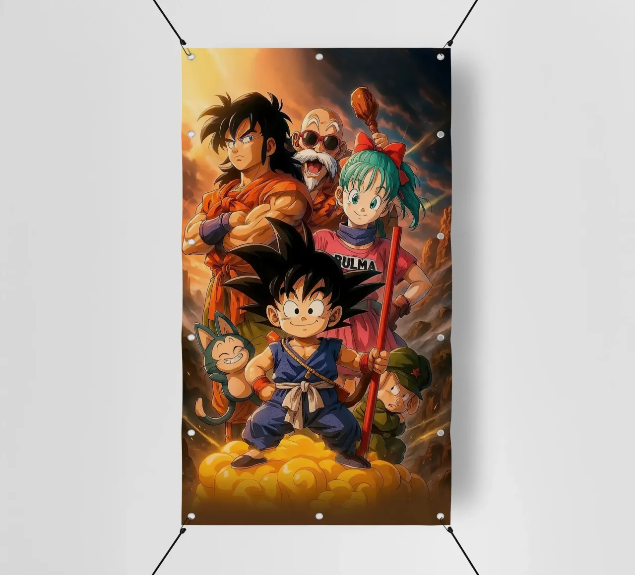 PALLE DI DRAGONE telo in pvc da posterindo