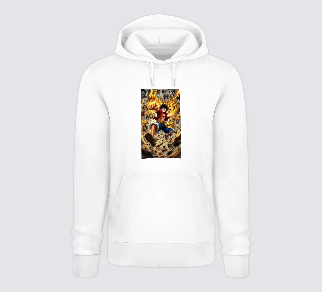 LUFFY ONE PIECE felpa con cappuccio da posterindo