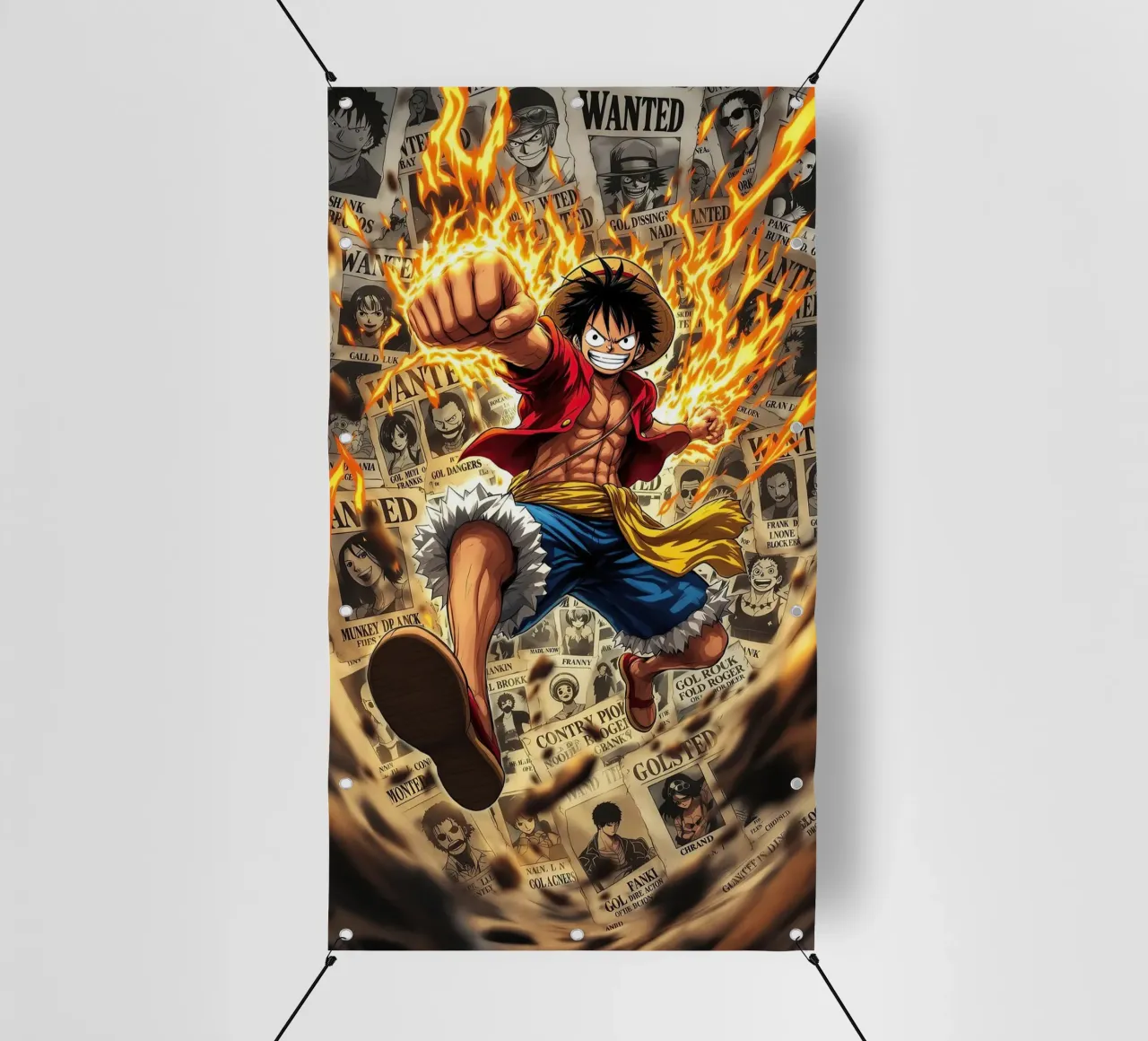 LUFFY ONE PIECE telo in pvc da posterindo