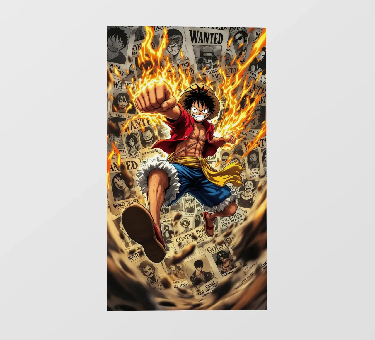 LUFFY ONE PIECE telo in pvc da posterindo