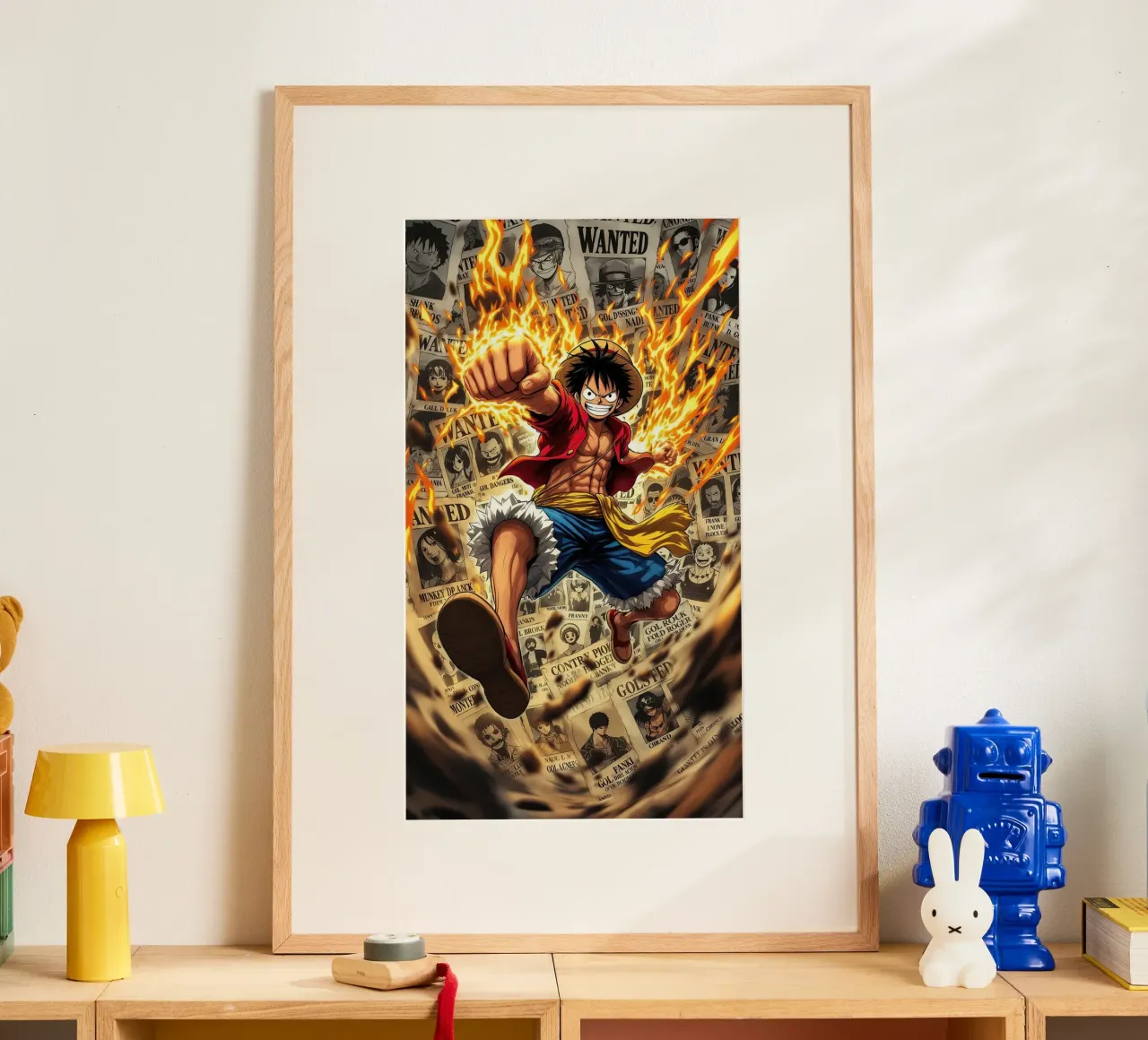 LUFFY ONE PIECE carta hahnemühle da posterindo