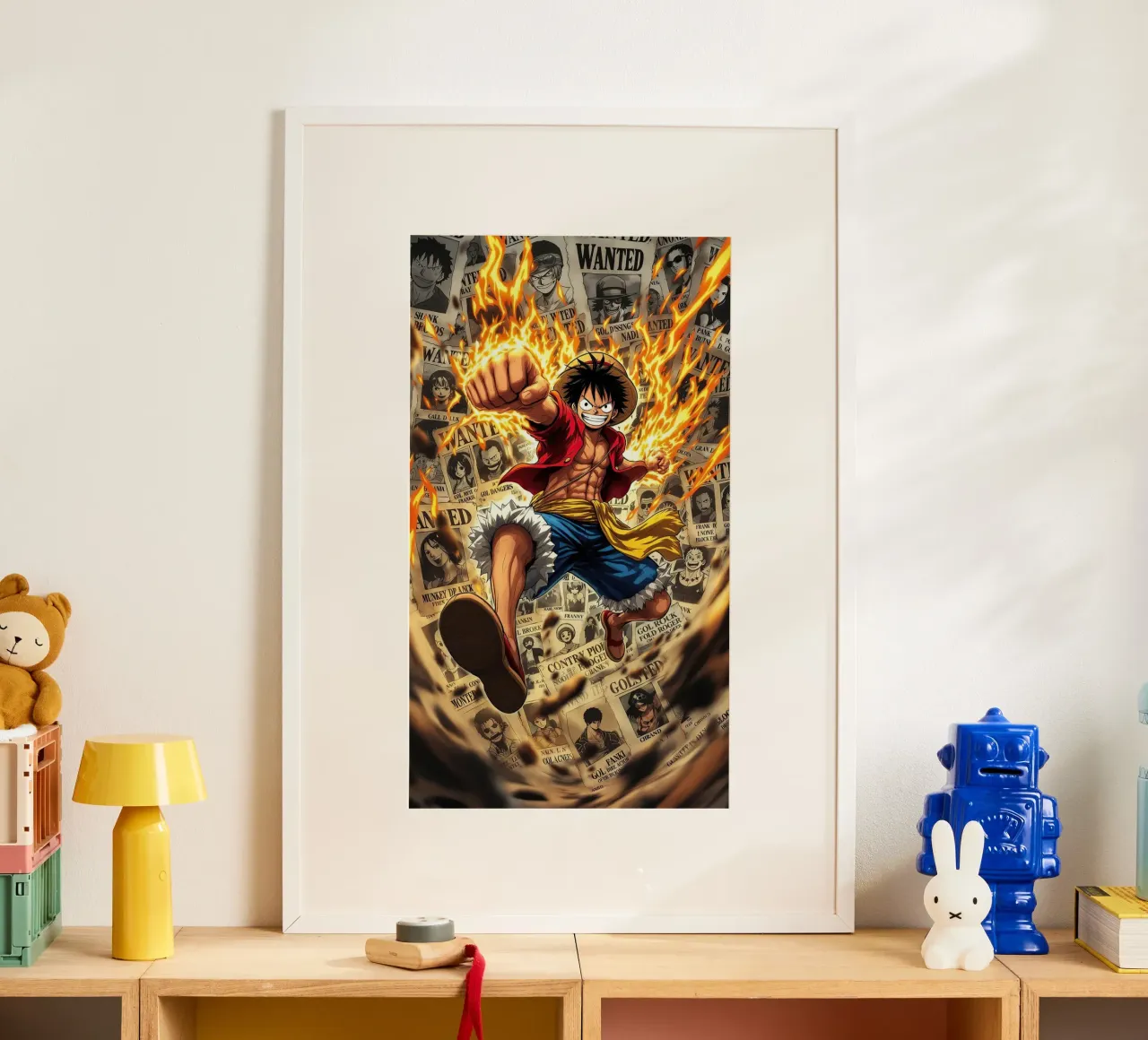 LUFFY ONE PIECE carta hahnemühle da posterindo