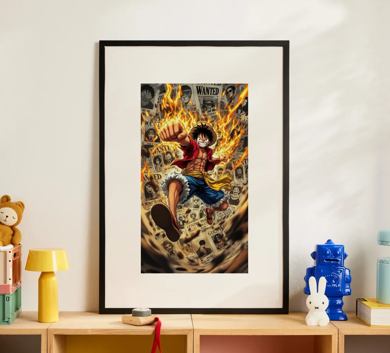 LUFFY ONE PIECE carta hahnemühle da posterindo