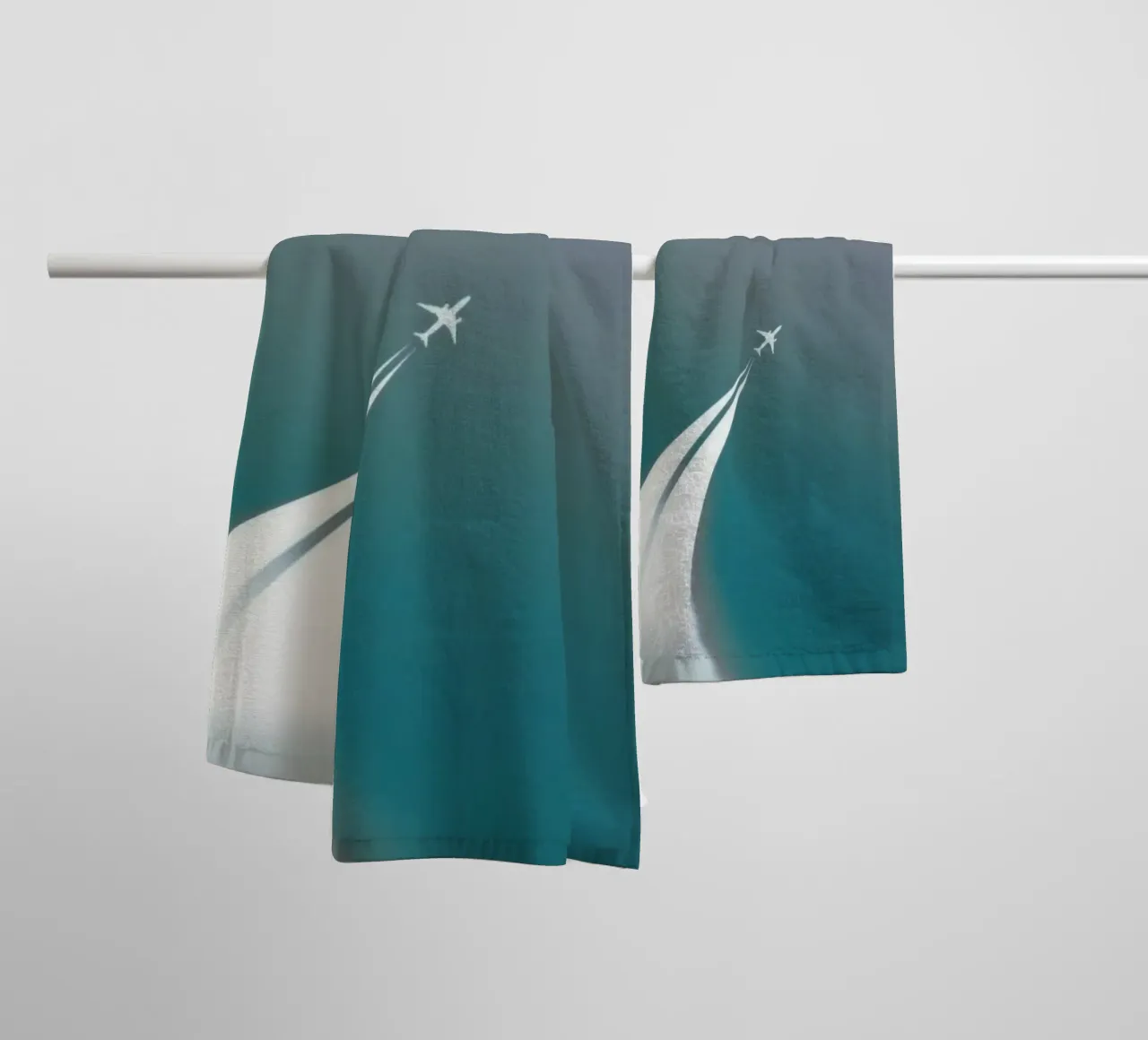 curve line plane serviette de bain de marty