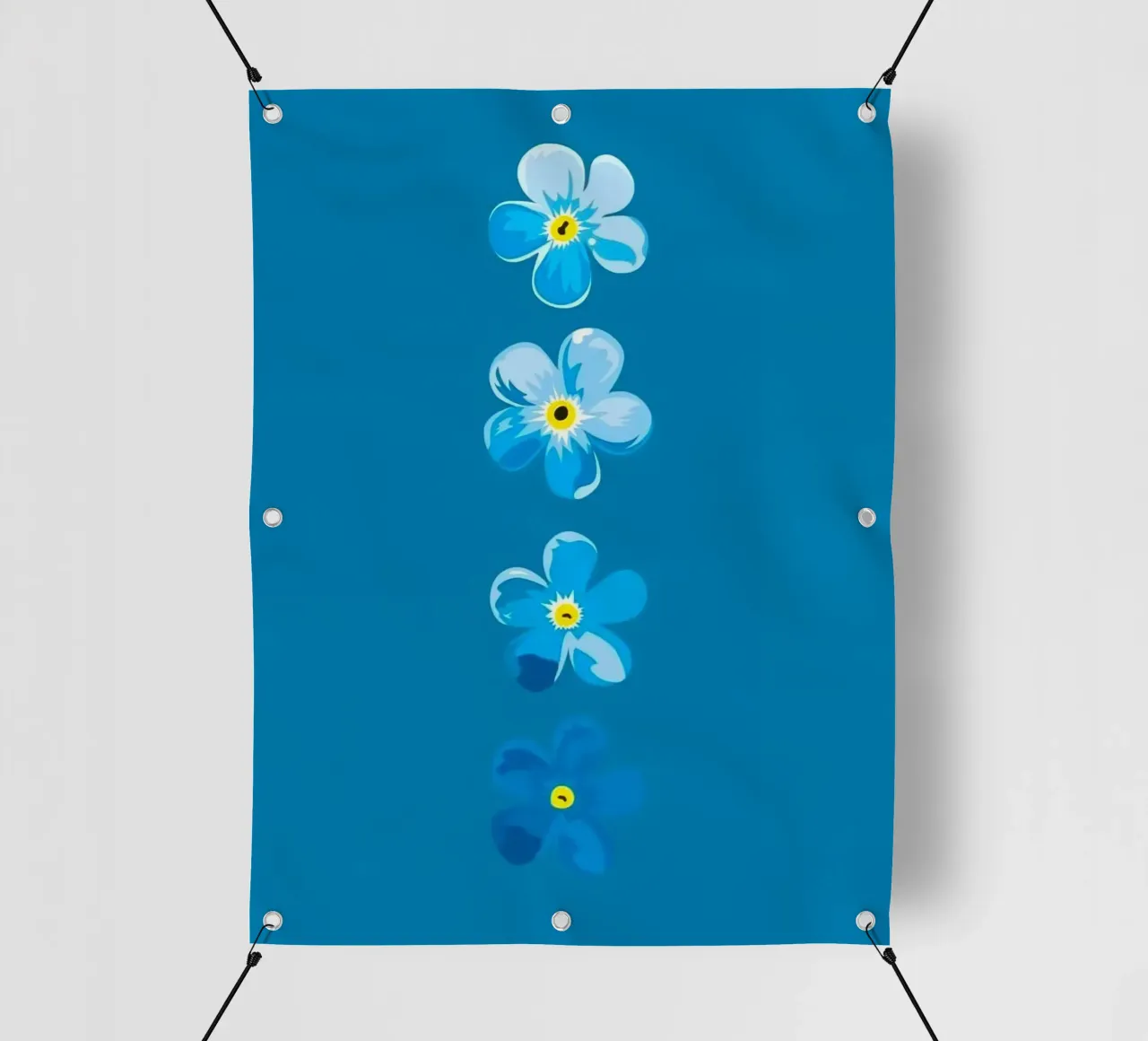 flower line color telo in pvc da marty