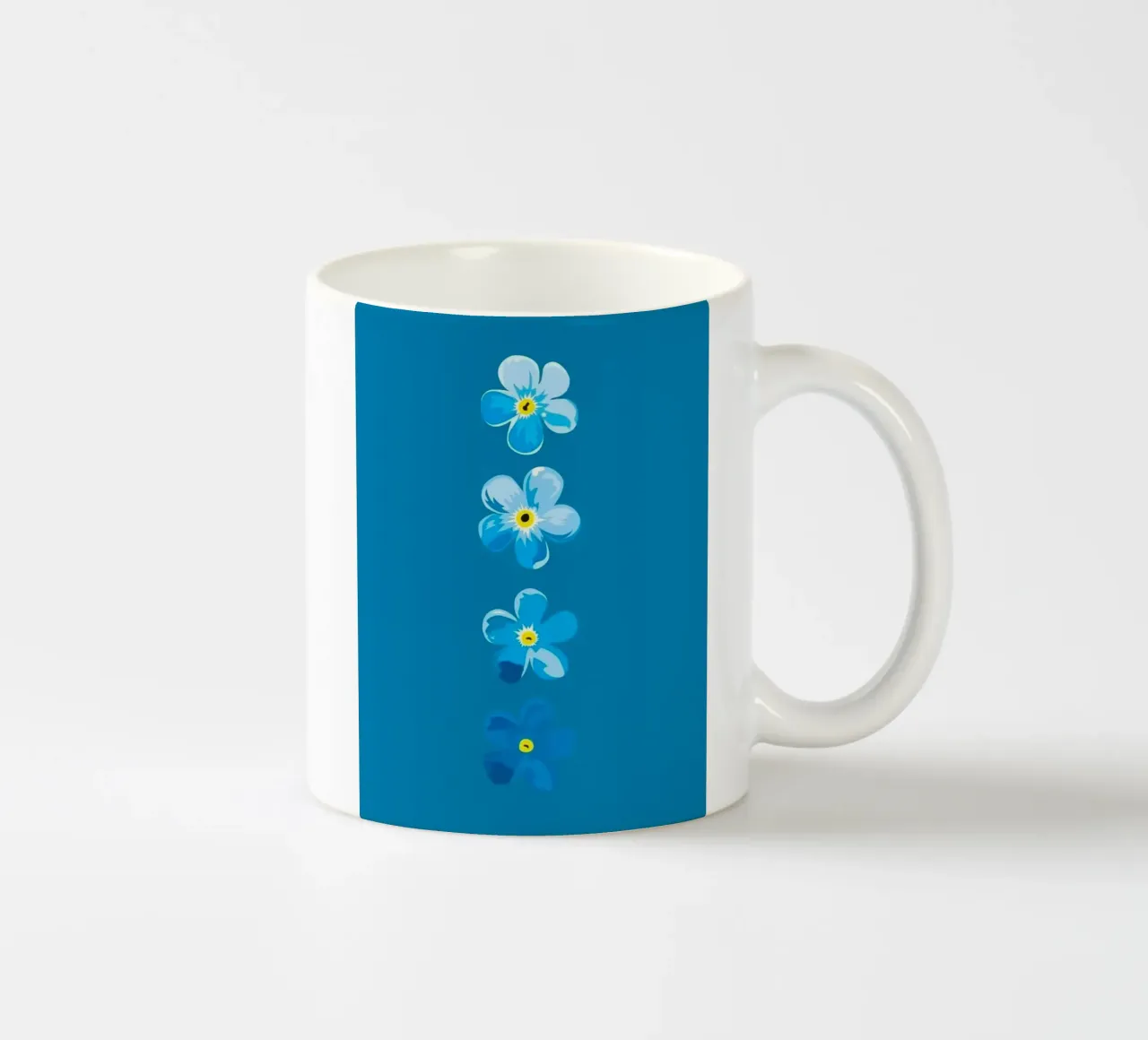 flower line color tazza in ceramica da marty
