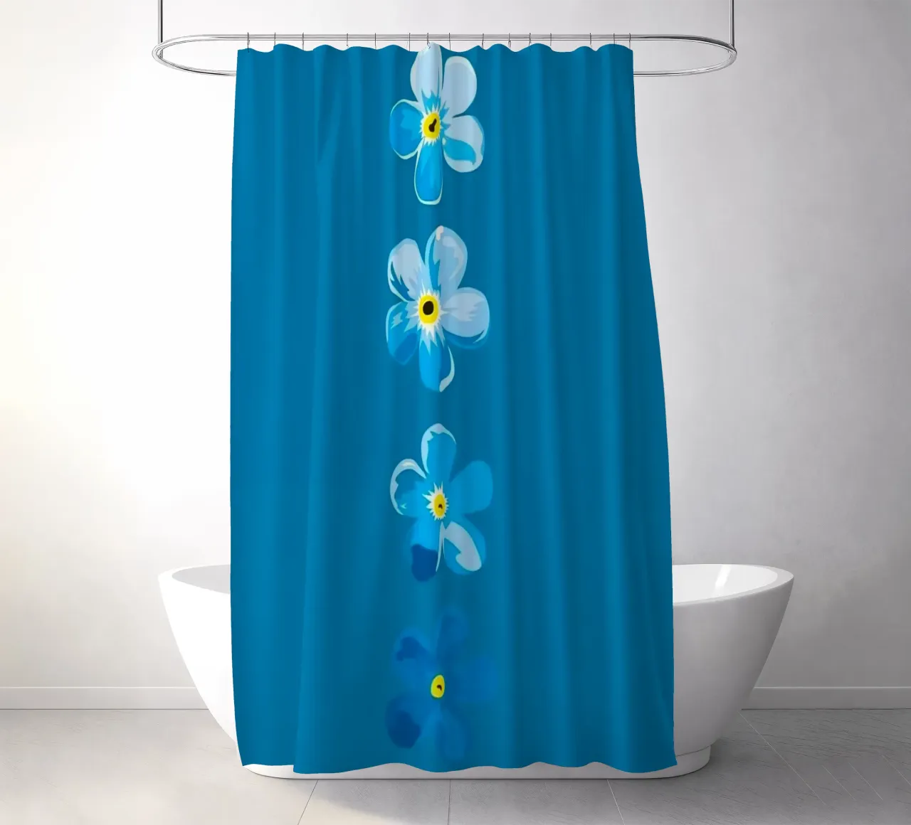 flower line color tenda da doccia da marty