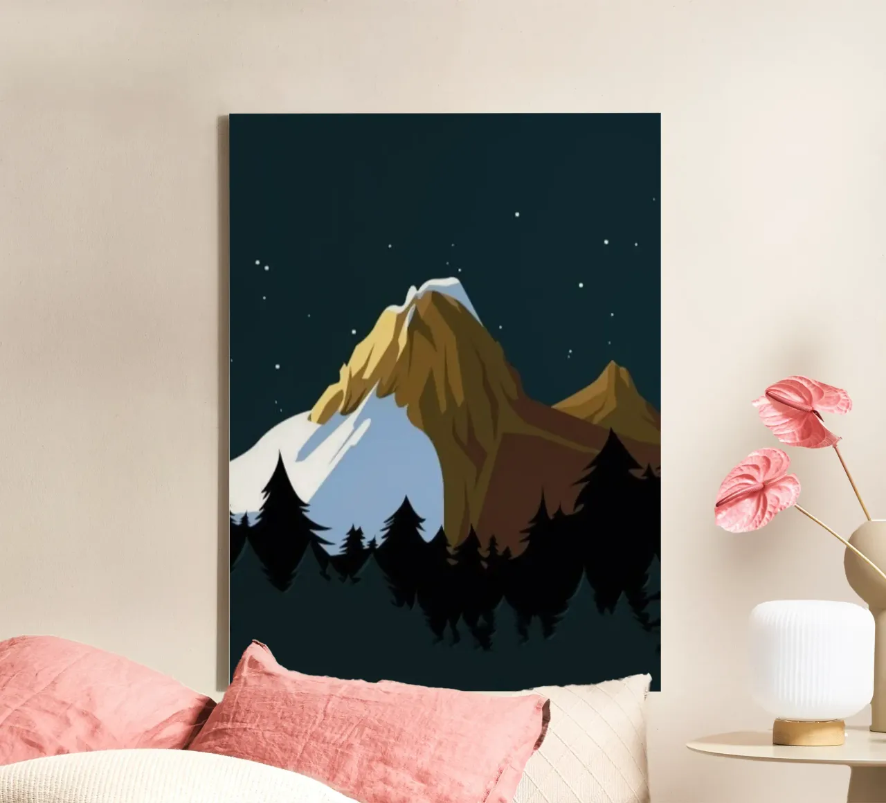 mountain in shade tela da marty